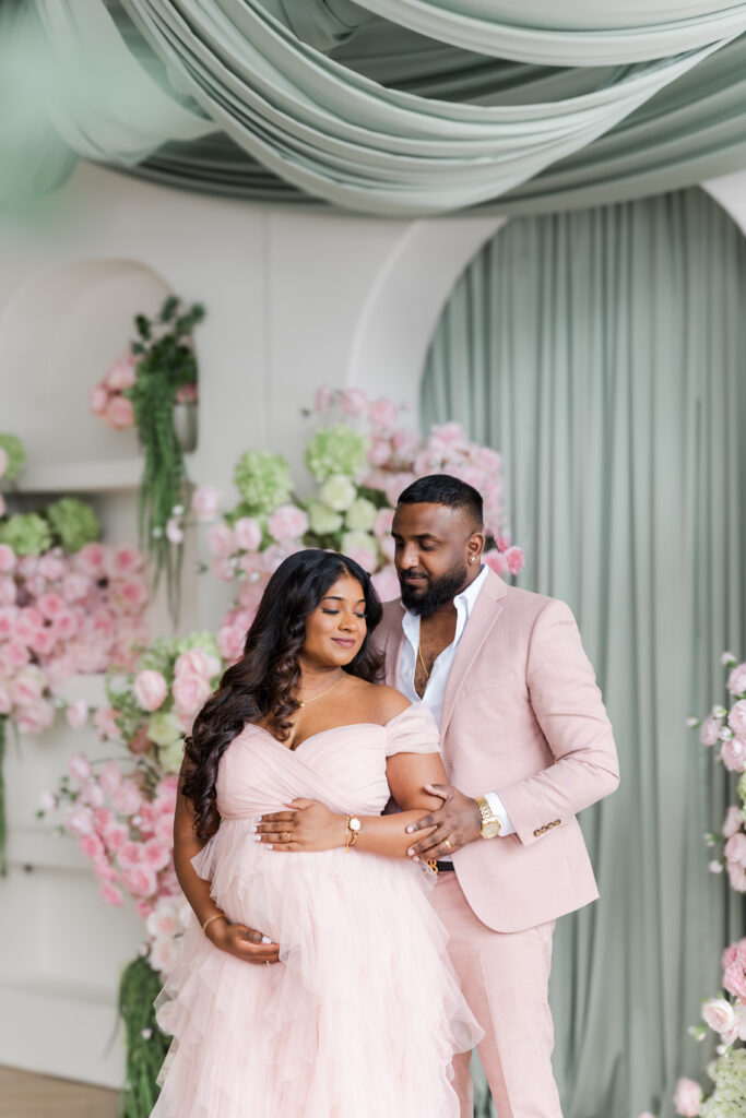 Family portrait during Mint Room Studios Family Session Toronto